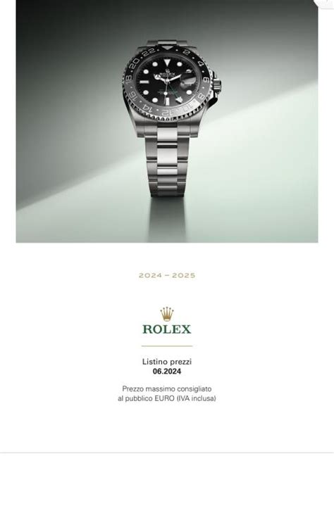 aumento listino Rolex a settembre 2015 